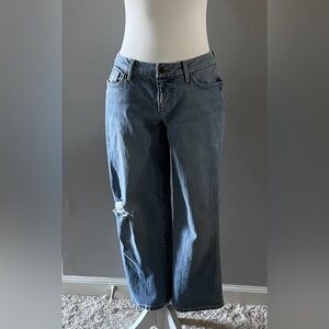 ✨LIKE NEW✨Joe’s Jeans Honey Crop Distressed Jeans.  Boutique purchase